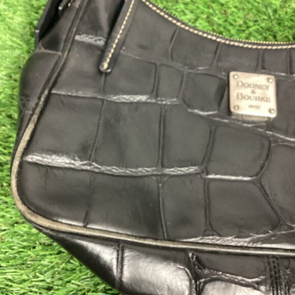 Dooney & Bourke Croc Embossed Shoulder Bag - Picture 2 of 16
